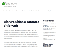 Tablet Screenshot of gestion1.com